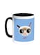 Good Morning Printed Coffee Mug Black/White 11ounce