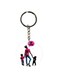 Cartoon Themed Single Sided Keychain