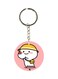 Cartoon Themed Dual Sided Keychain