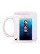 Brave Printed Coffee Mug White/Blue/Brown