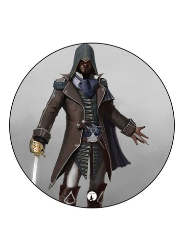 Assassin's Creed Printed Fridge Magnet Grey/Brown/White