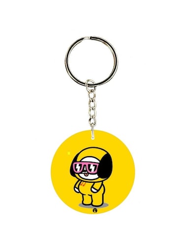 Cartoon Themed Single Sided Key Chain