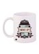 English Phrase Printed Mug White/Black 12ounce