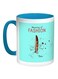 Meaning Of Fashion Printed Coffee Mug Blue/White/Red 11ounce