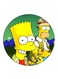 Simpsons Printed Fridge Magnet Multicolour