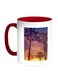 Enjoy The Summer Time Printed Coffee Mug Red/White/Yellow 11ounce