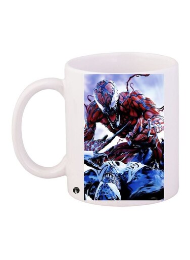 Spider-Man Printed Coffee Mug White/Blue/Red