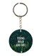 English Phrases Printed Keychain