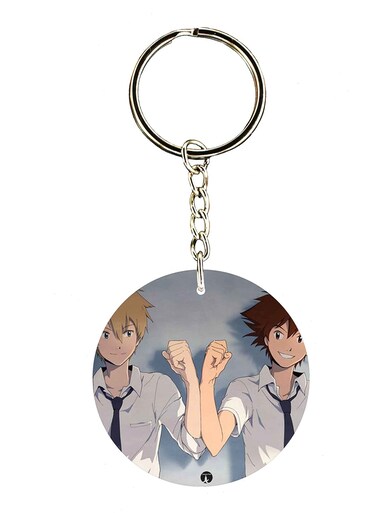The Anime Digimon Double Side Printed Keychain