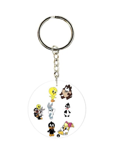 Cartoon Printed Keychain