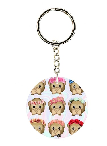 Emojis Double Side Printed Keychain