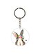 Rabbit Printed Keychain
