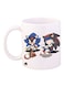 Sonic Character Printed Mug White/Blue Standard Size