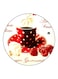 Coffee Cup Printed Fridge Magnet Beige/Red 5.5cm
