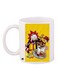 Rick And Morty Printed Coffee Mug White/Yellow/Red 11ounce