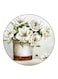 Flowers Printed Fridge Magnet Round Multicolour