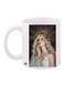 Printed Coffee Mug White/Beige/Blue
