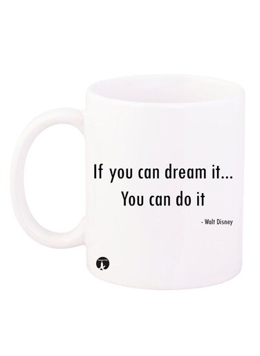 English Phrases Design Mug White/Black 12ounce