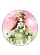 Girl Printed Fridge Magnet Multicolour