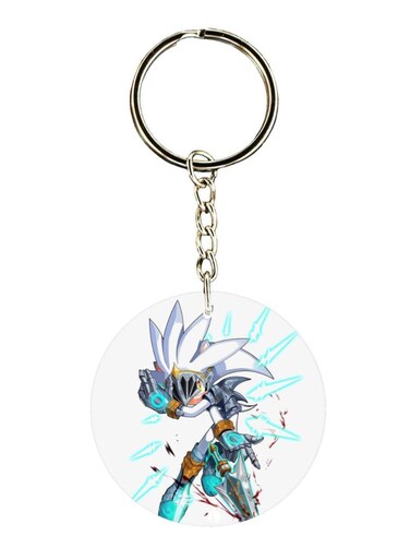 Double Sided Sonic Printed Keychain