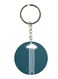 A Cloud Double Side Printed Keychain