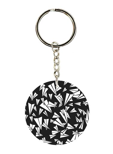 Paper Planes Printed Keychain