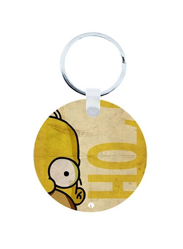 Simpsons Wooden Keychain