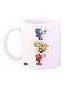 Durable Heat-resistant Thick Wall Designed Ergonomic Handled Sonic Video Game Printed Mug White/Yellow/Blue