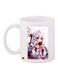 Animated Girl Printed Coffee Mug White/Red/Purple 11ounce