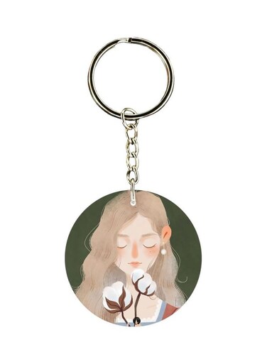 One Side Printed Keychain