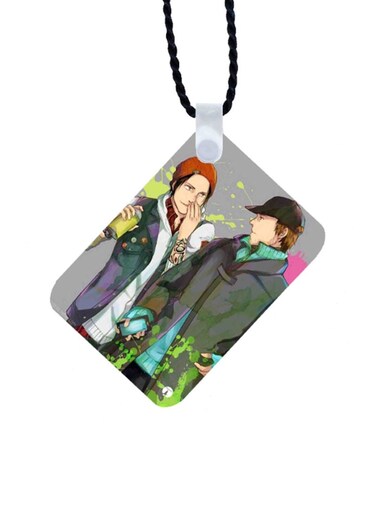 Infamous Second Son Printed Car Mirror Pendant