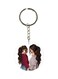 Girl Printed Dual Sided Keychain