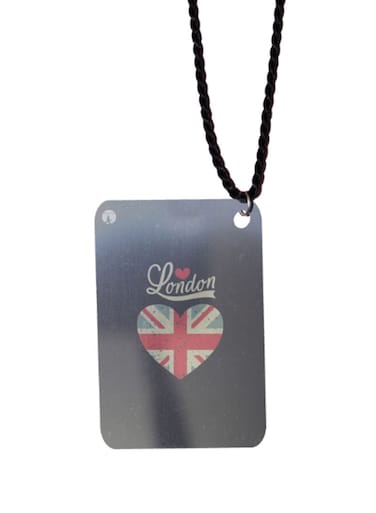 London Printed Car Mirror Pendant