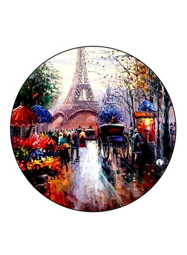 Effiel Tower Printed Fridge Magnet Multicolour