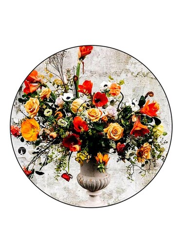 Flowers Printed Fridge Magnet Multicolour