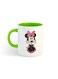 Minnie Mouse Printed Mug White/Green