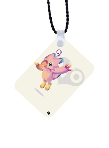 Digimon Printed Car Mirror Pendant