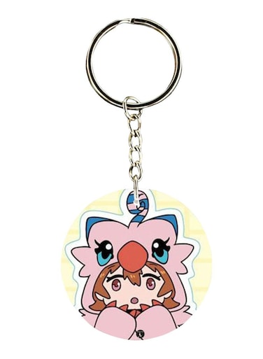 Double Sided Digimon Printed Keychain