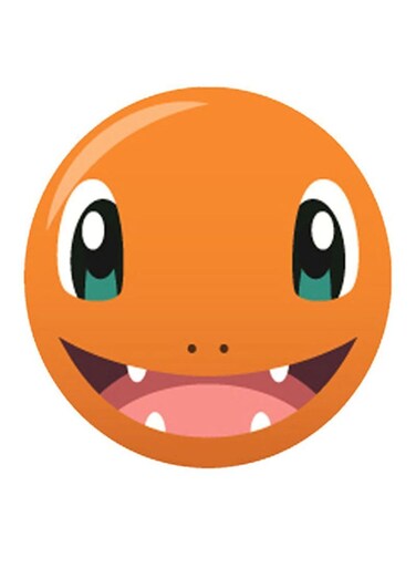 Pokemon Character Printed Fridge Magnet Orange/k/Black