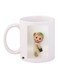 Girl Printed Coffee Mug White/Green/Pink 11ounce