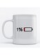 Battery Low Printed Mug White/Red/Black