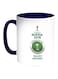 FIFA World Cup 2018 Saudi Arabia Football Team Printed Coffee Mug White/Blue 11ounce