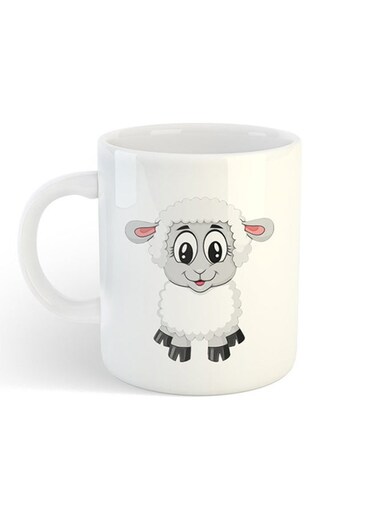 Eid Al-Adha Sheep Printed Mug White