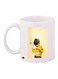 Boy Printed Coffee Mug White/Beige/Grey 11ounce