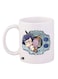 Anime Digimon Printed Mug White/Blue/Beige 12ounce