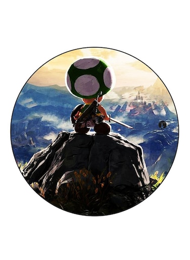 Video Game Super Mario Printed Fridge Magnet Multicolour