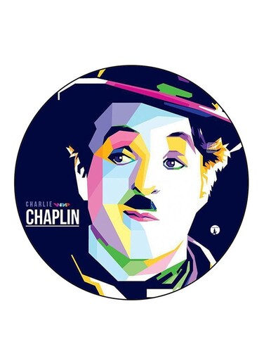 Charlie Chaplin Printed Fridge Magnet Multicolour