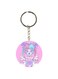 Cartoon Girl Printed Keychain
