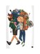 Printed Fridge Magnet Multicolour 8.5x0.4x5.5cm