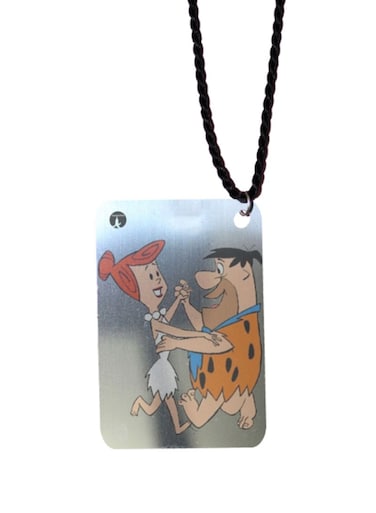 Flintstones Printed Car Mirror Pendant